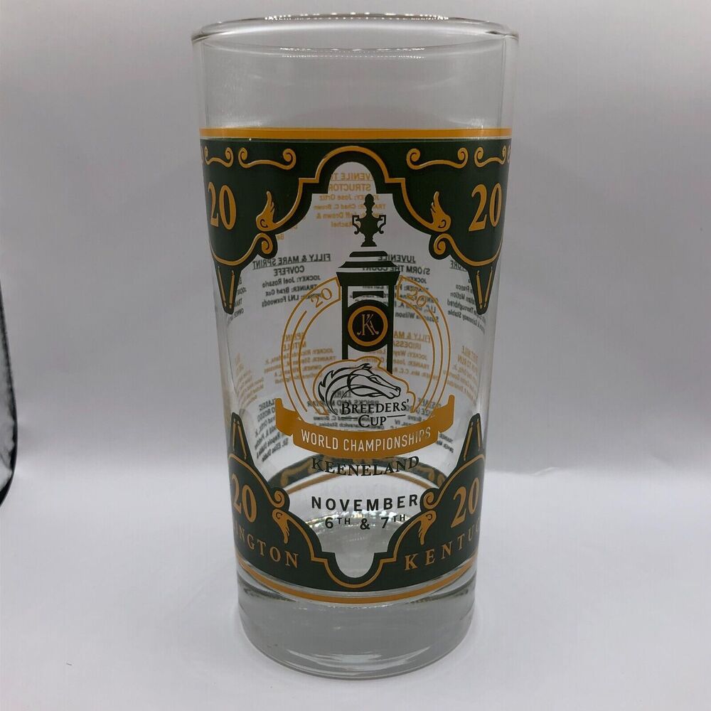 2020 Breeders Cup Keeneland KY Souvenir Julep Glass Horse Racing
